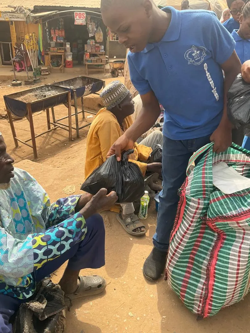 Students sharing gifts and kindness
